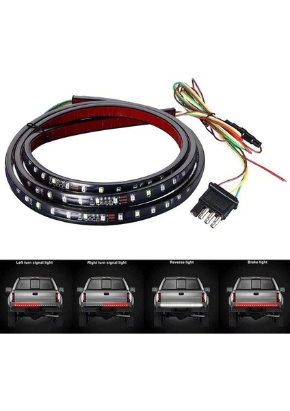 Off Road 4x4 Bagaj Alti Kayan LED Kirmizi Beyaz 150CM