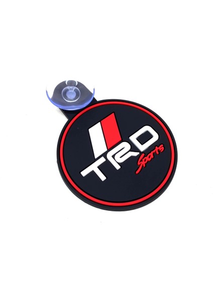 Trd Sport Yazili Dekor Silikon Vantuzlu Cam Susu 7 5cm