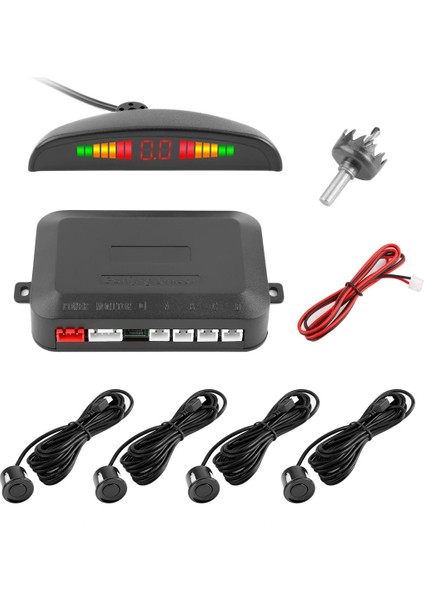 Ekranli Park Sensoru Ses Ikazli Siyah 22MM