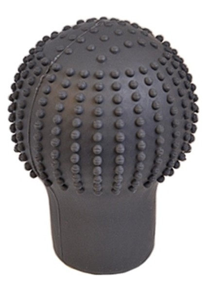 Silikon Vites Topuzu Kilifi Masajli Yuvarlak Gri