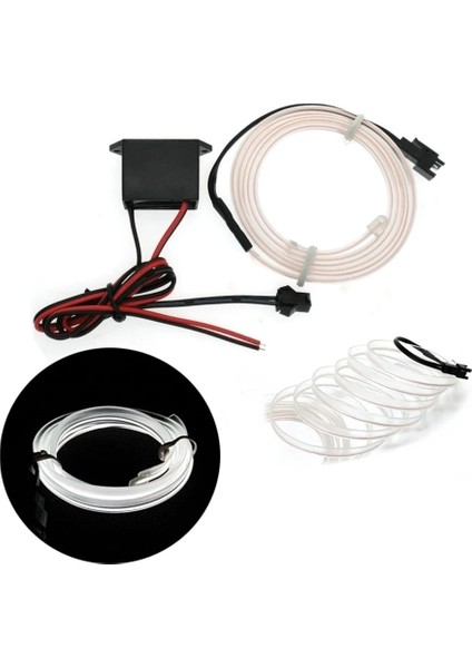 Fitilli Ip Neon LED Torpido Seridi 2 Metre Beyaz