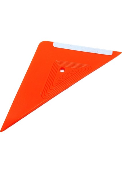 Tri Edge Silikon Cekcekli Ucgen Kose Ragle Folyo Cam Filmi Cekme Aparati Turuncu