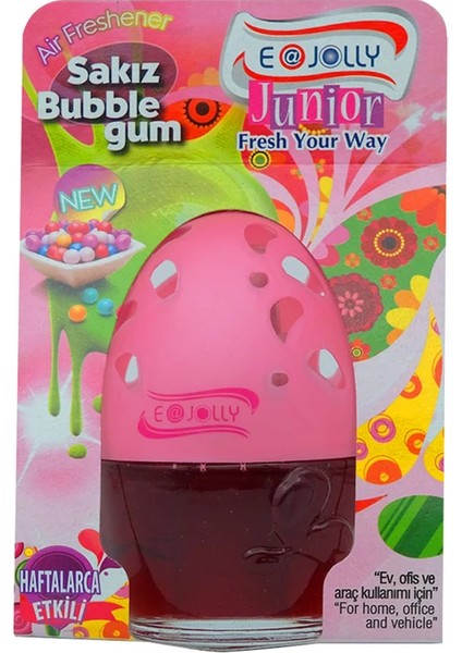 E Jolly Junior Kavanoz Sise Oto Kokusu Sakiz 100ML