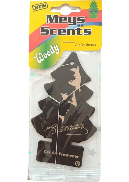 Ataturk Siluetli Asma Ayna Kokusu