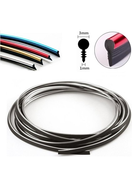 Nikelaj Fitilli Torpido Seridi 3 Metre Krom