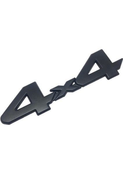 4x4 Metal Camurluk Bagaj Yazisi Arma Mat Siyah