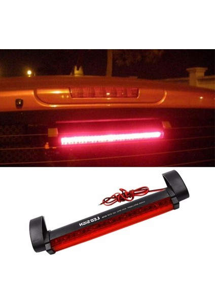 3 LED Fren Stop Lambasi 32 Ledli 28 cm