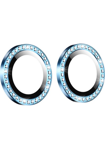 iPhone 11 Uyumlu Vlmr Cl-06 Kamera Lens Koruyucu-Mavi