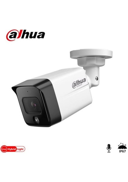 Dahua 1230TC1-SA 2mp 2.8mm Mikrofonlu Gece Gündüz Renkli Ip Dış Mekan Bullet Kamera - Yapay Zeka