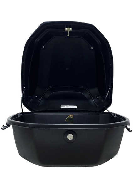 XT08-BR 32 Litre Motosiklet Arka Çanta Koyu Kırmızı Parlak Su Geçirmez ABS Çift Kilitleme Üniversal modelleri