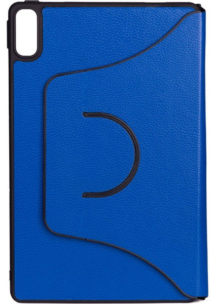 Lenovo Tab P11 11.5" (2.nesil) Uyumlu Vlmr Fest Dönebilen Standlı Kılıf-Mavi