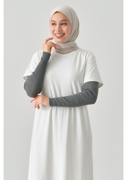 Ekstra Uzun Tam Boy Tesettür Kolluk | Fitilli Ayarlanabilir Lastikli Kol Kapatan Eldiven | Sıcak