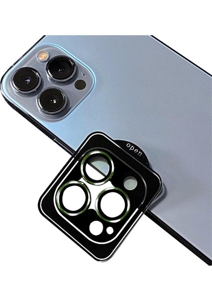 iPhone 11 Pro Max Uyumlu Vlmr Cl-09 Kamera Lens Koruyucu-Koyu Yeşil