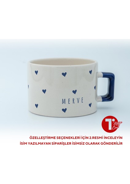 Kalpli Isimli Minimalist Fincan