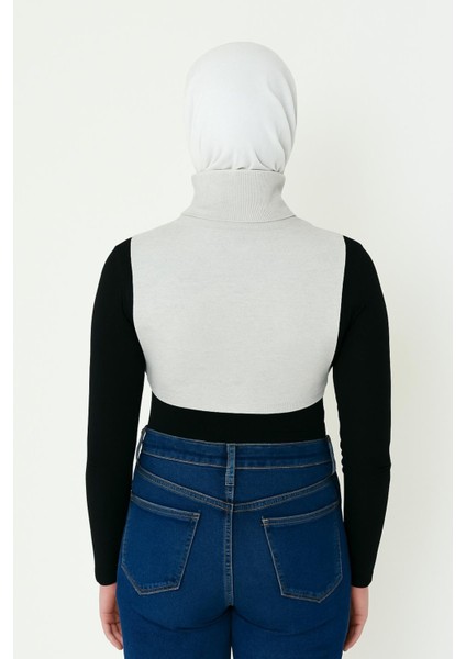 Tam Kapalı Dik Yaka Body | Lastikli Pamuklu Fitilli Kaşkorse Balıkçı Yaka fiyatları