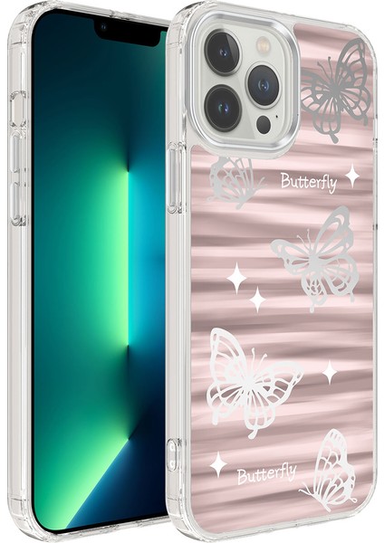 iPhone 13 Pro Uyumlu Airbagli Parlak Tasarımlı Vlmr Mimbo Kapak-No5