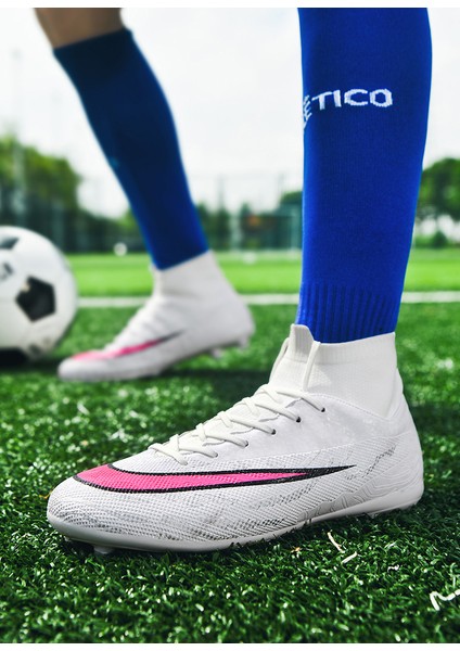 Parçalanmış Yüksek Bilekli Futbol Ayakkabısı (Yurt Dışından) modelleri
