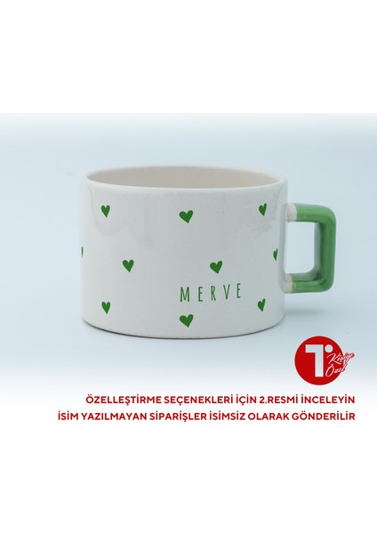 Kalpli Isimli Minimalist Fincan
