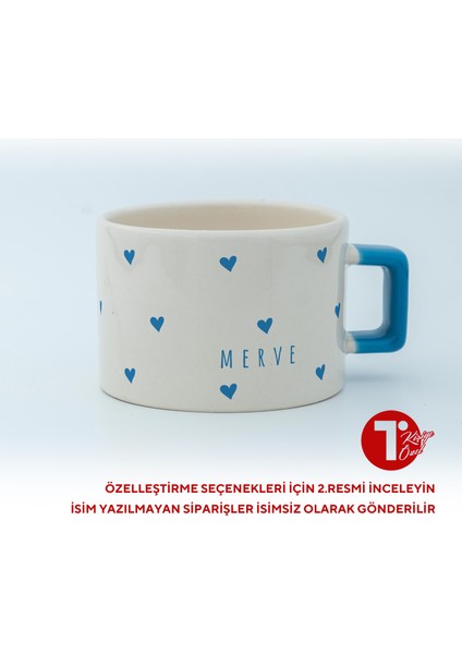 Kalpli Isimli Minimalist Fincan