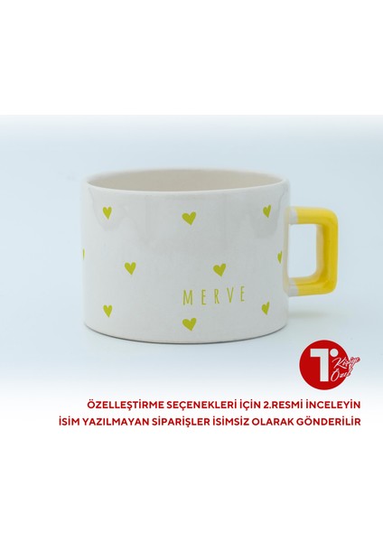Kalpli Isimli Minimalist Fincan