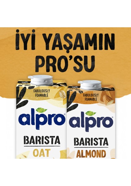 Barista Yulaf Sütü 1 L Vegan Laktozsuz Bitkisel Bazlı fiyatları