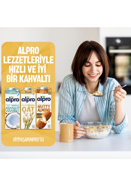 Yulaf Sütü 1 L Vegan Laktozsuz Bitkisel Bazlı