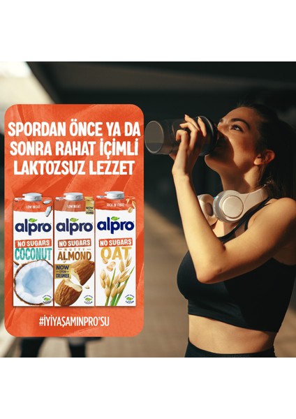 Şekersiz Yulaf Sütü 2x1 L Vegan Laktozsuz Bitkisel Bazlı