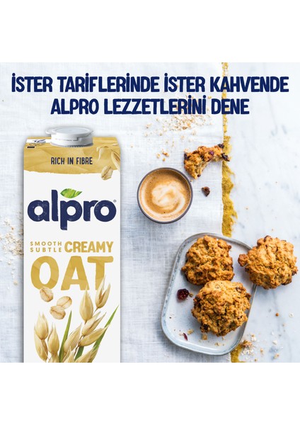 Yulaf Sütü 2x1 L Vegan Laktozsuz Bitkisel Bazlı