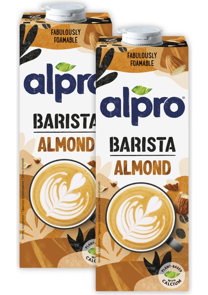 Barista Badem Sütü 2x1 L Vegan Laktozsuz Bitkisel Bazlı fiyatları