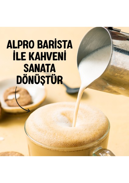 Barista Badem Sütü 2x1 L Vegan Laktozsuz Bitkisel Bazlı indirimleri