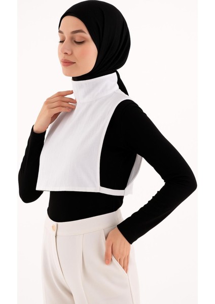 Tam Kapalı Dik Yaka Body | Lastikli Pamuklu Fitilli Kaşkorse Balıkçı Yaka