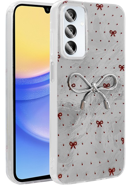 Galaxy A15 Kılıf Kamera Korumalı Figürlü Vlmr Ponti Silikon Kapak - Açık Mavi