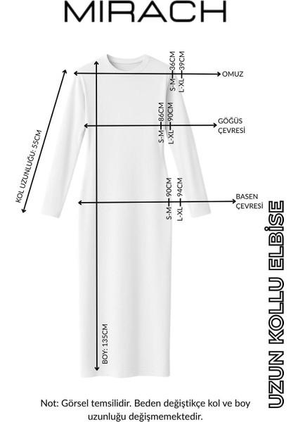 Uzun Kollu Fitilli Bisiklet Sıfır Yaka Terletmeyen Pamuklu Içlik Uzun Elbise Astar Tesettür