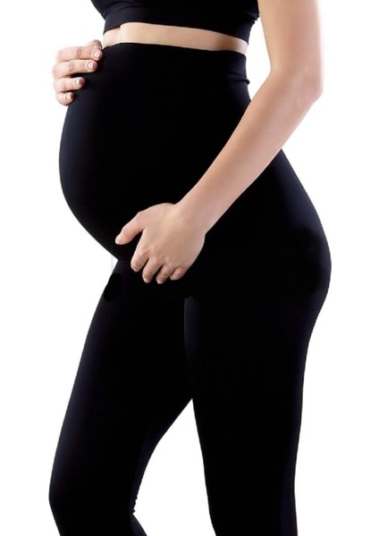 Kadın Hafif Korseli Siyah Bel Ayarlı Yumuşacık Hamile Taytı fiyatları