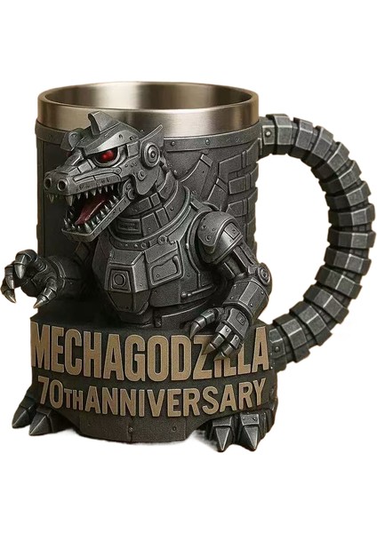 Süper Serin Godzilla 3D Reçine Yaratıcı Kupa (Yurt Dışından)