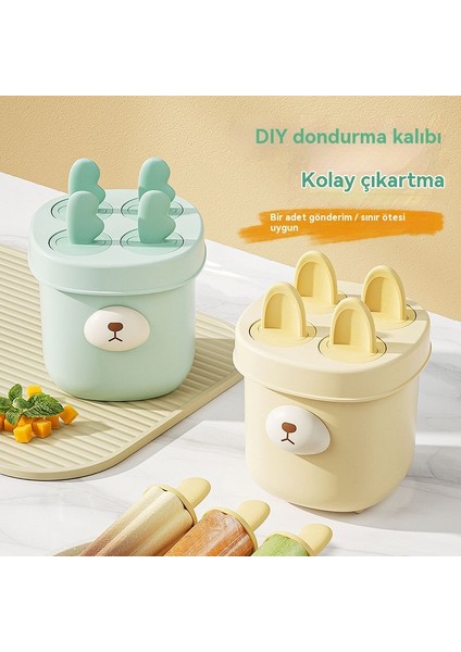 Gıda Sınıfı Kolay Kalıp Dondurma Ev Yapımı Dıy Ev Yapımı Dondurma Kalıbı (Yurt Dışından) indirimleri