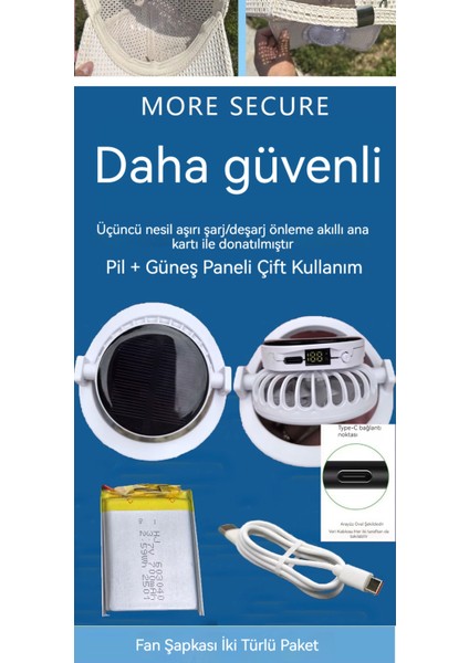 Güneş Kemer Fan Yaz Uzun Saçak Örgü Nefes Güneş Koruyucu Gölge Şapka (Yurt Dışından)