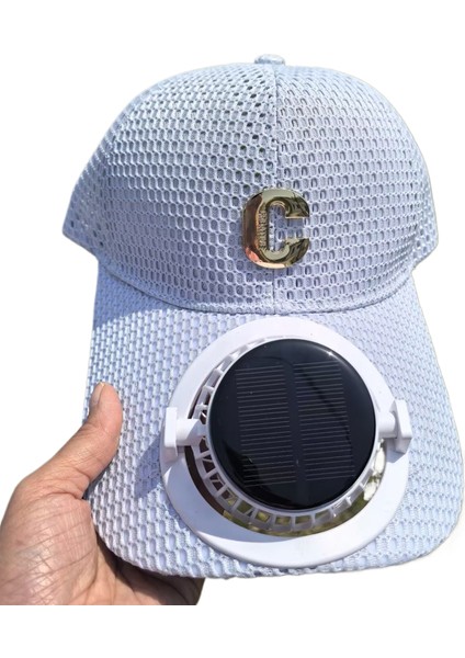 Güneş Kemer Fan Yaz Uzun Saçak Örgü Nefes Güneş Koruyucu Gölge Şapka (Yurt Dışından)