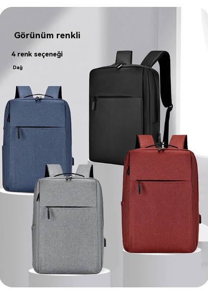 Iş Banliyö Yeni Basit Düz Renk Iş Sırt Çantası (Yurt Dışından) modelleri