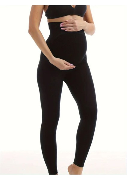 Kadın Pamuklu Siyah Hamile Tayt fırsatları