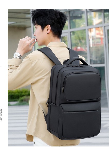 Erkek Moda Üst Düzey Duyusal Banliyö Su Geçirmez Sırt Çantası (Yurt Dışından) modelleri