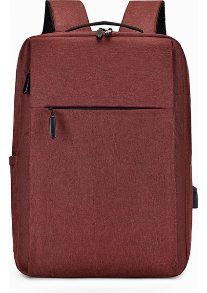 Iş Banliyö Yeni Basit Düz Renk Iş Sırt Çantası (Yurt Dışından)