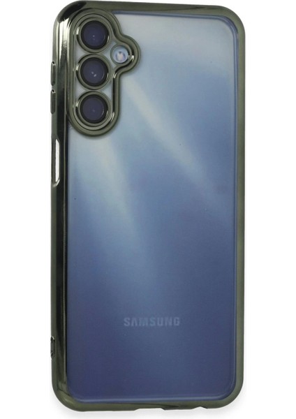 Samsung Galaxy A25 5g Kılıf Lensli Silikon - Yeşil