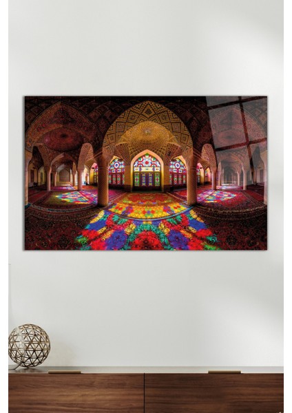 Nasır El-Mülk Cami Cam Tablo, Modern Ev ve Ofis Dekoru, Hediyelik Duvar Dekorasyonu, Kırılmaz Cam
