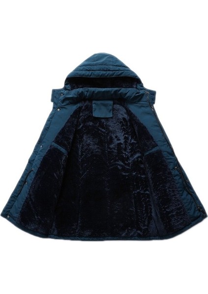 Erkek Kışlık Uzun Tarz Pamuklu Kapüşonlu Mont 001 modelleri