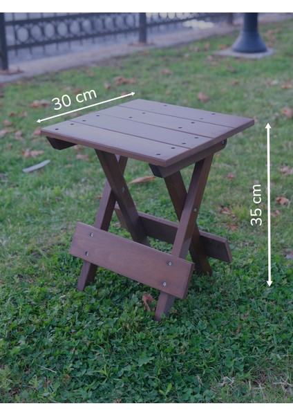 Katlanabilir Ahşap Tabure 35 cm | Şık ve Dayanıklı indirimleri