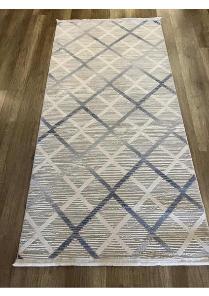 Moda 1097 Mavi Yün Tuşeli Akrilik Antibakteriyel Modern Halı indirimleri