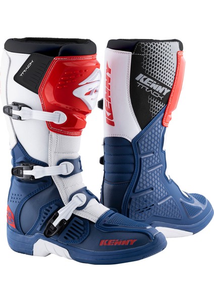 Kenny Track Bot Patriot Beyaz-Mavi-Kırmızı