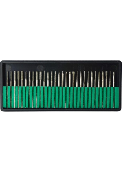 5086 Elmas Camcı Gravur Freze Taslama Uc Setı 30 Prc