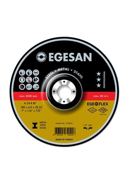 Metal Taşlama Taşı 180X8 Pro Seri